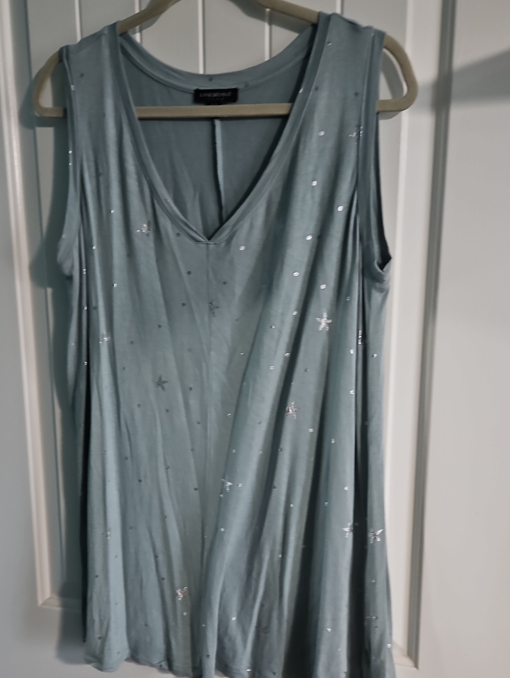 Lane Bryant The Swing Collection Sleeveless Tank Top Starfish Print